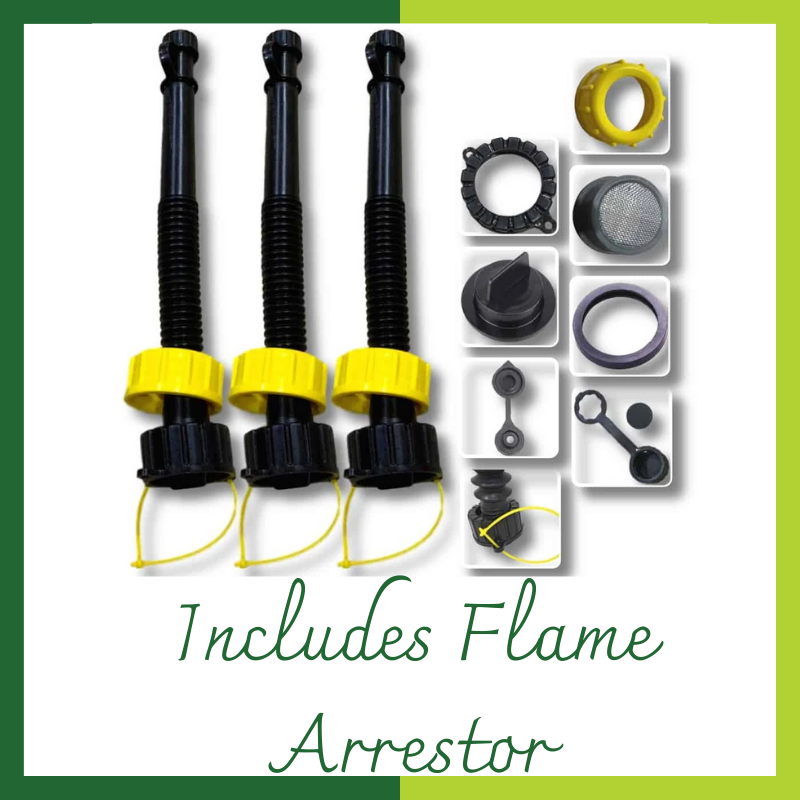 Includes Flame Arrestor