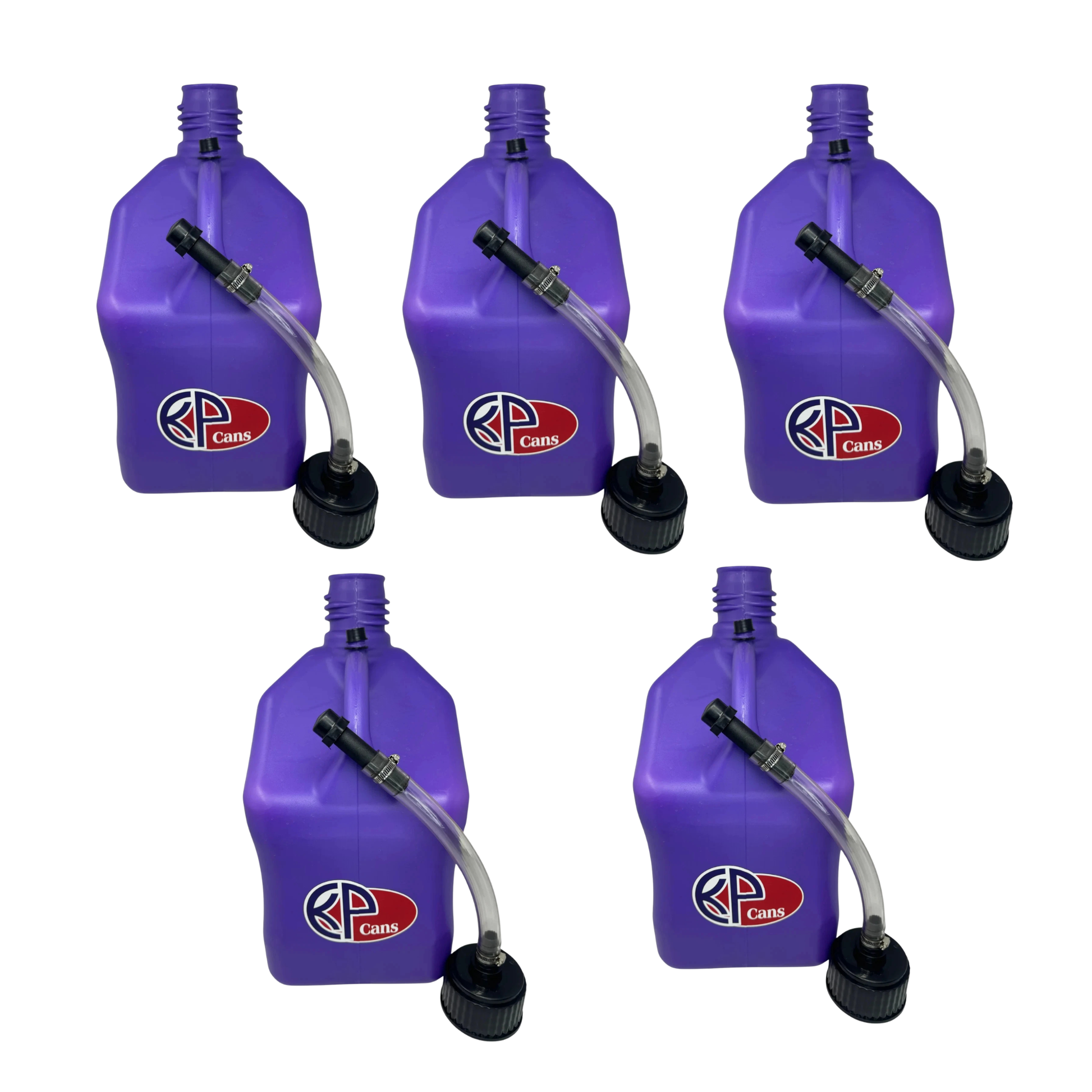 KP Cans 5.5 Gallon Square Racing Fuel Can with Flexible Hose & Cap - Kool Products