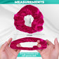 24 Pieces Assorted Satin Hair Bands - Cute and Soft Scrunchies - No crease hair ties - Girls hair accessories