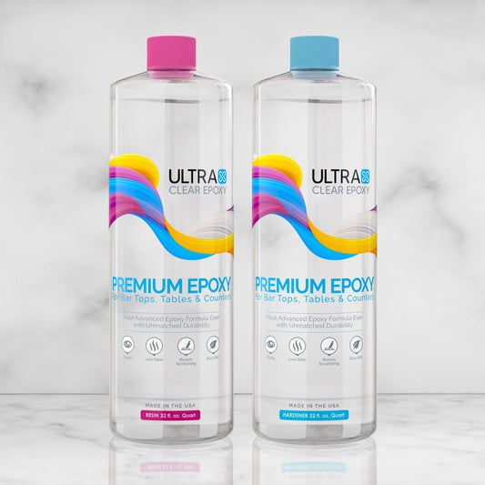 Bar Top and Table Top Clear Epoxy Resin 2 Quarts - Kool Products