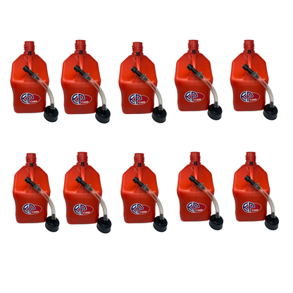 KP Cans 5.5 Gallon Square Racing Fuel Can with Flexible Hose & Cap - Kool Products