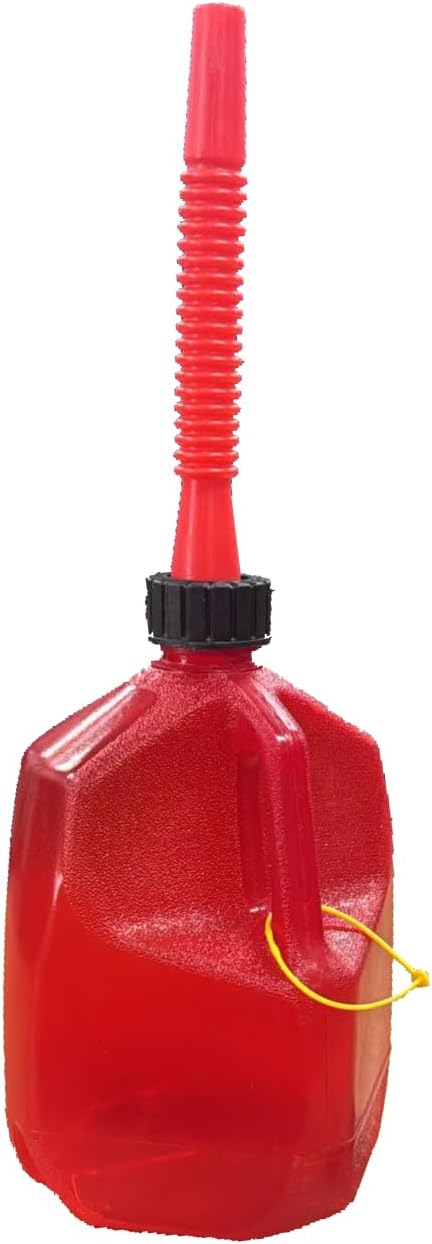 1-Gallon BPA-Free Plastic Utility Jug With Flexible Nozzle