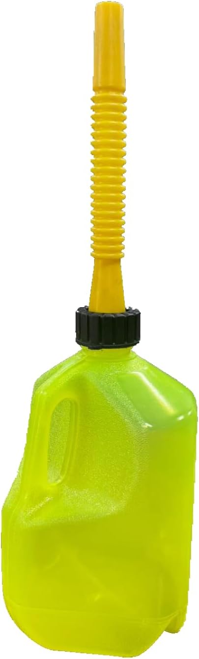 1-Gallon BPA-Free Plastic Utility Jug With Flexible Nozzle