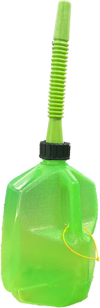 1-Gallon BPA-Free Plastic Utility Jug With Flexible Nozzle