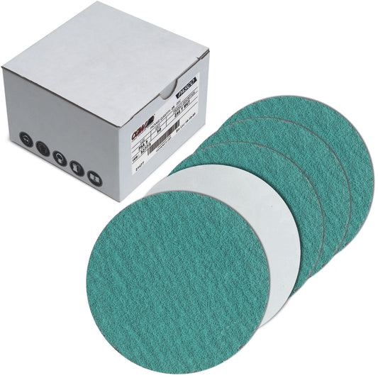 CGW Abrasives Premium ZA Y-Weight Resin Cloth PSA Discs - Zirc with Grinding Aid - Kool Products