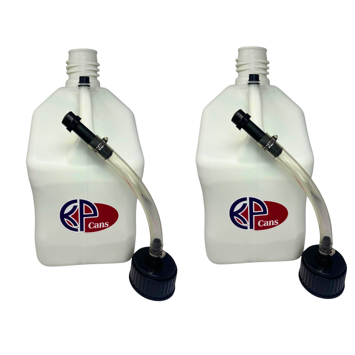 KP Cans 5.5 Gallon Square Racing Fuel Can with Flexible Hose & Cap - Kool Products