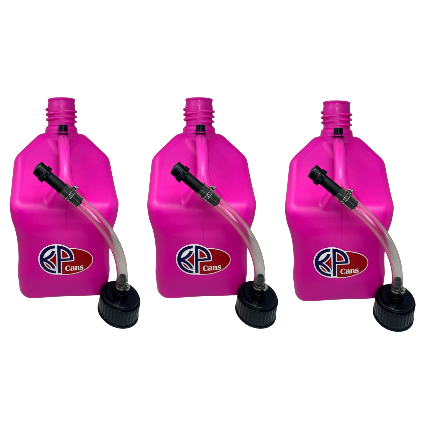 KP Cans 5.5 Gallon Square Racing Fuel Can with Flexible Hose & Cap - Kool Products