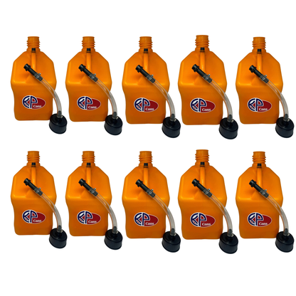 KP Cans 5.5 Gallon Square Racing Fuel Can with Flexible Hose & Cap - Kool Products