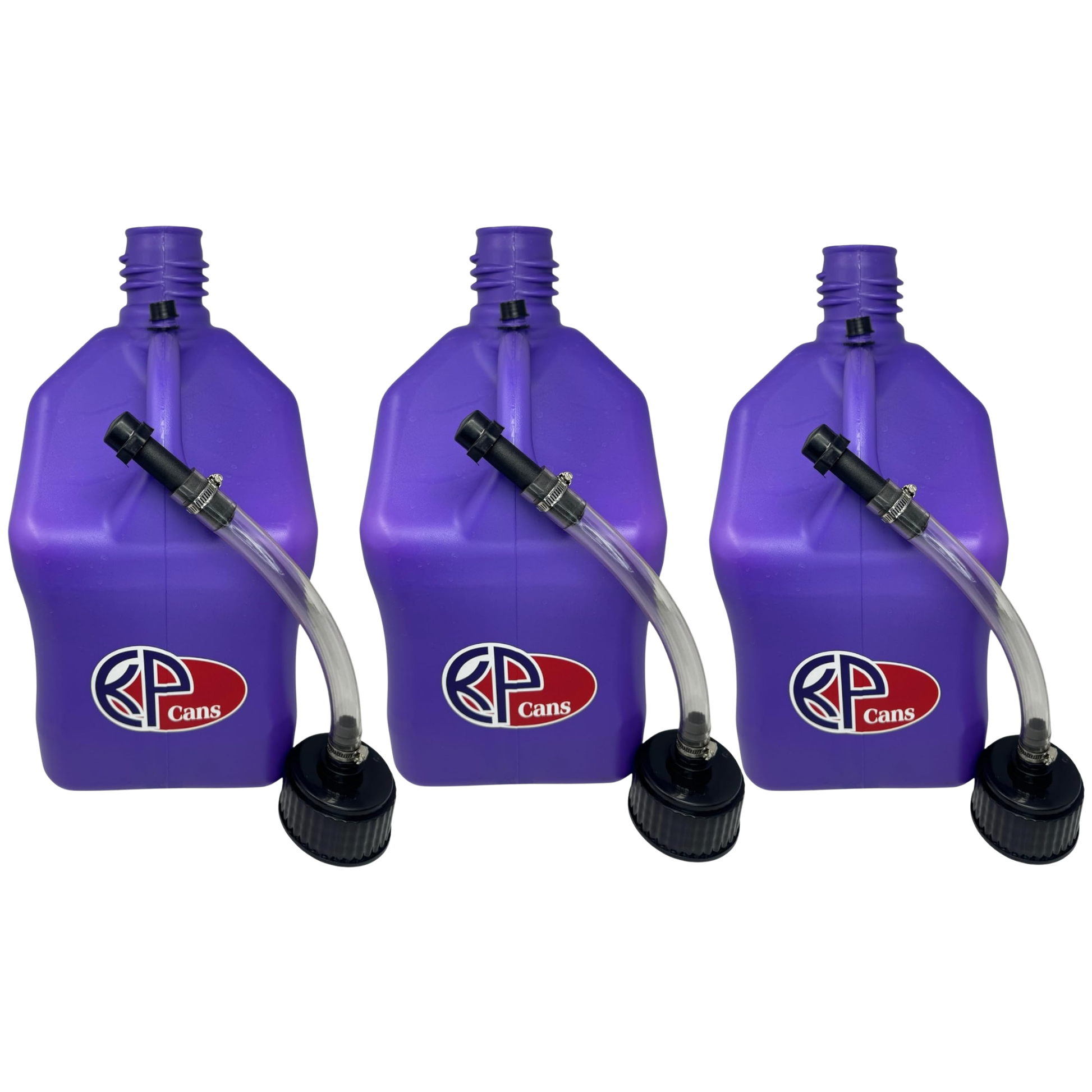 KP Cans 5.5 Gallon Square Racing Fuel Can with Flexible Hose & Cap - Kool Products