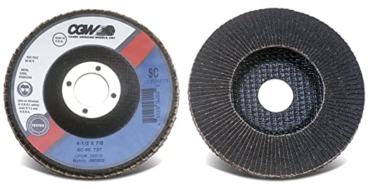 CGW Abrasives 4-1/2X7/8 SC-80 T27 REGSILICON Carbide Flap Disc - Kool Products