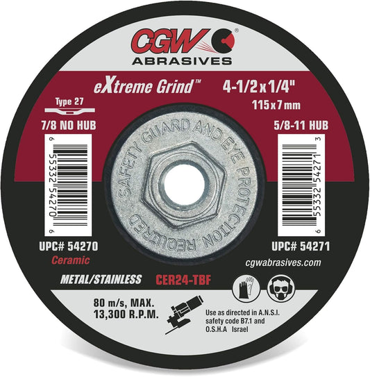 CGW Abrasives RESIN GRIND WHLS - Kool Products