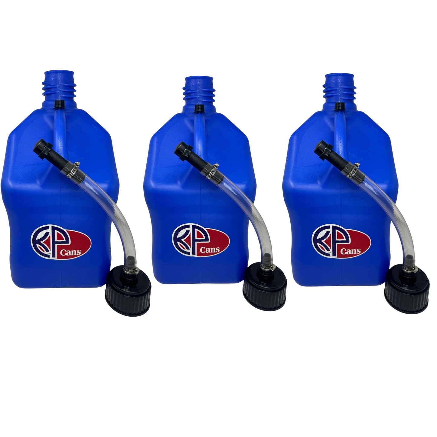 KP Cans 5.5 Gallon Square Racing Fuel Can with Flexible Hose & Cap - Kool Products