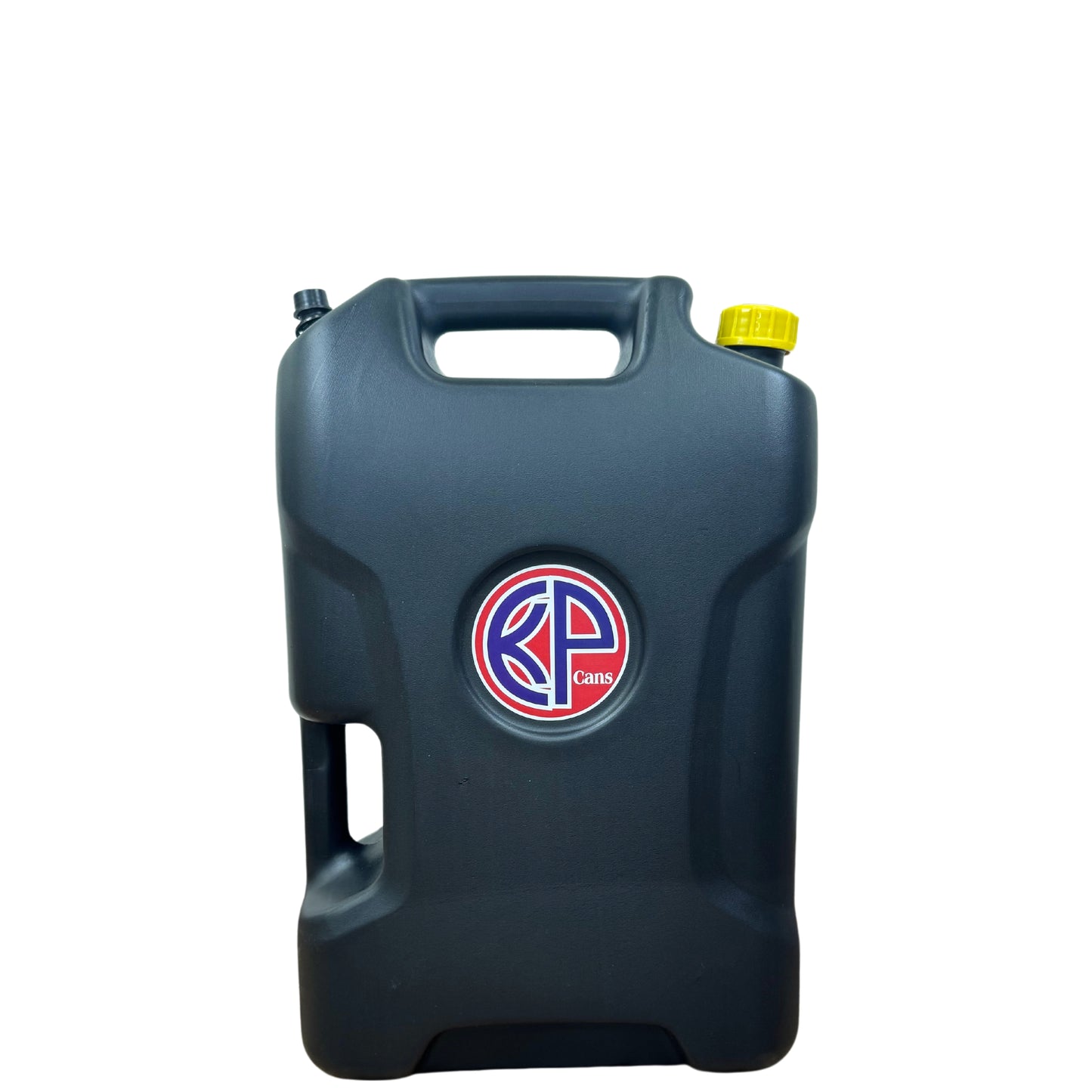 KP Cans 5.3 Gallon (Military) Jerry Can Style Multi-Functional Utility Container Equipped w/ 2 Handgrips | 8inch Flexible Spout Nozzle, Thick Rubber pad, Spout Cover | BPA Free - Kool Products
