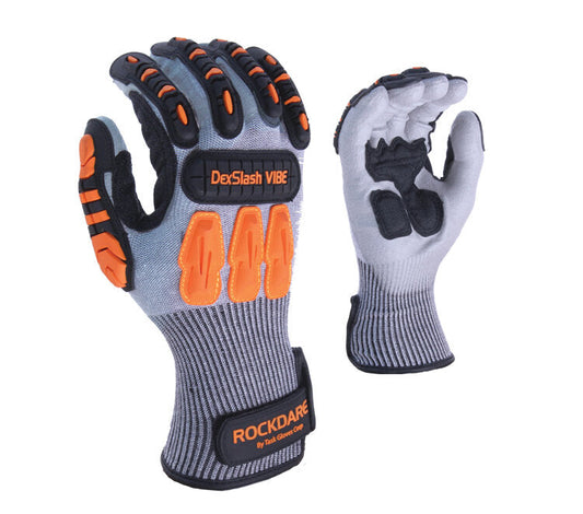 Task Gloves BT2014PUT • 13 Gauge HDPE, PU Coated, EVA Padded Palm, TPR Back of Hand - Kool Products