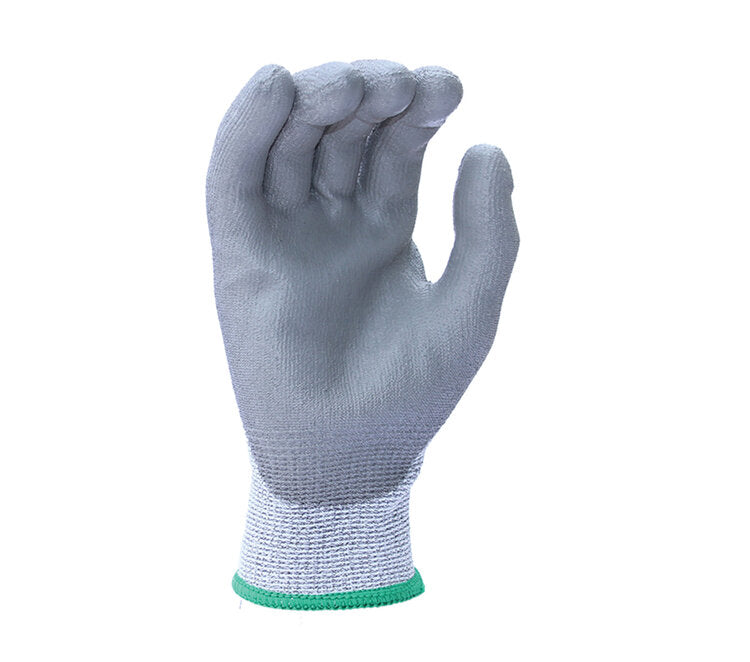 Task Gloves CM26230E 13 Gauge HDPE, Gray PU Coated - Kool Products