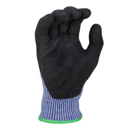 Task Gloves CM63130 • A6 Cut 13 Gauge HDPE, Double-Dipped, Sandy-Foam Nitrile Coated - Kool Products