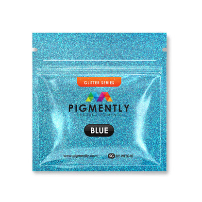 Blue Glitter Epoxy Powder Pigment - Kool Products
