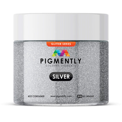 Silver Glitter Epoxy Powder Pigment - Kool Products