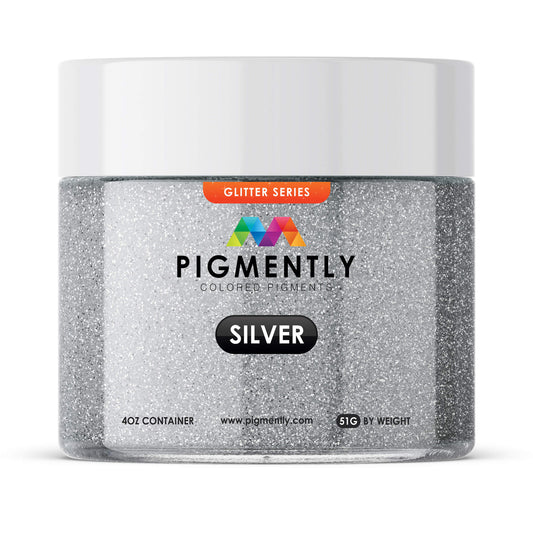 Silver Glitter Epoxy Powder Pigment - Kool Products