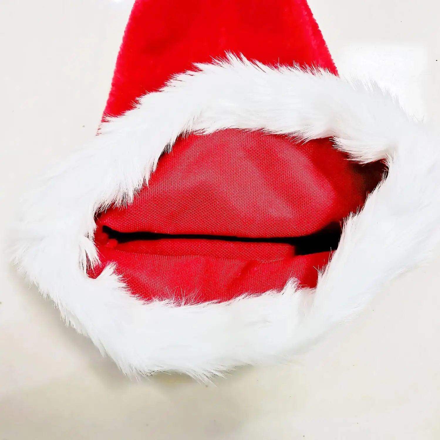 Christmas Hat for Adult Kids Christmas Decorations Navidad New Year Thick Plush For Home Santa Claus Xmas Gift Warm Winter Hats - Kool Products
