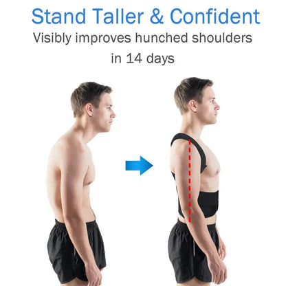 Adjustable Back Posture Corrector Back Support Lumbar Brace Belt Men Spine Posture Correction Health Care Women's Corset - Kool Products