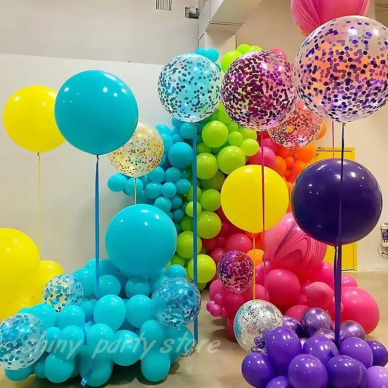 Candy Color Giant Matte Balloon 5-36inch Latex Helium Balloons Birthday Wedding Decoration Christmas New Year Halloween Decor - Kool Products