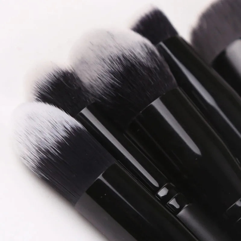 ZOREYA Black Makeup Brushes Set Eye Face Cosmetic Foundation Powder Blush Eyeshadow Kabuki Blending Make up Brush Beauty Tool - Kool Products