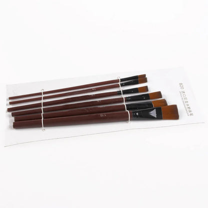 1 Set/6 Pcs Artists Brushes Nylon Acrylic Oil Paint Brushes For Artist Supplies Watercolor Set Painting Supplies Drop Shipping - Kool Products