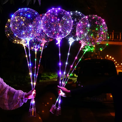 10 Packs LED Light Up BoBo Balloons Decoration Indoor or Outdoor Birthday  Wedding new Year Party Christmas Celebrations - Kool Products