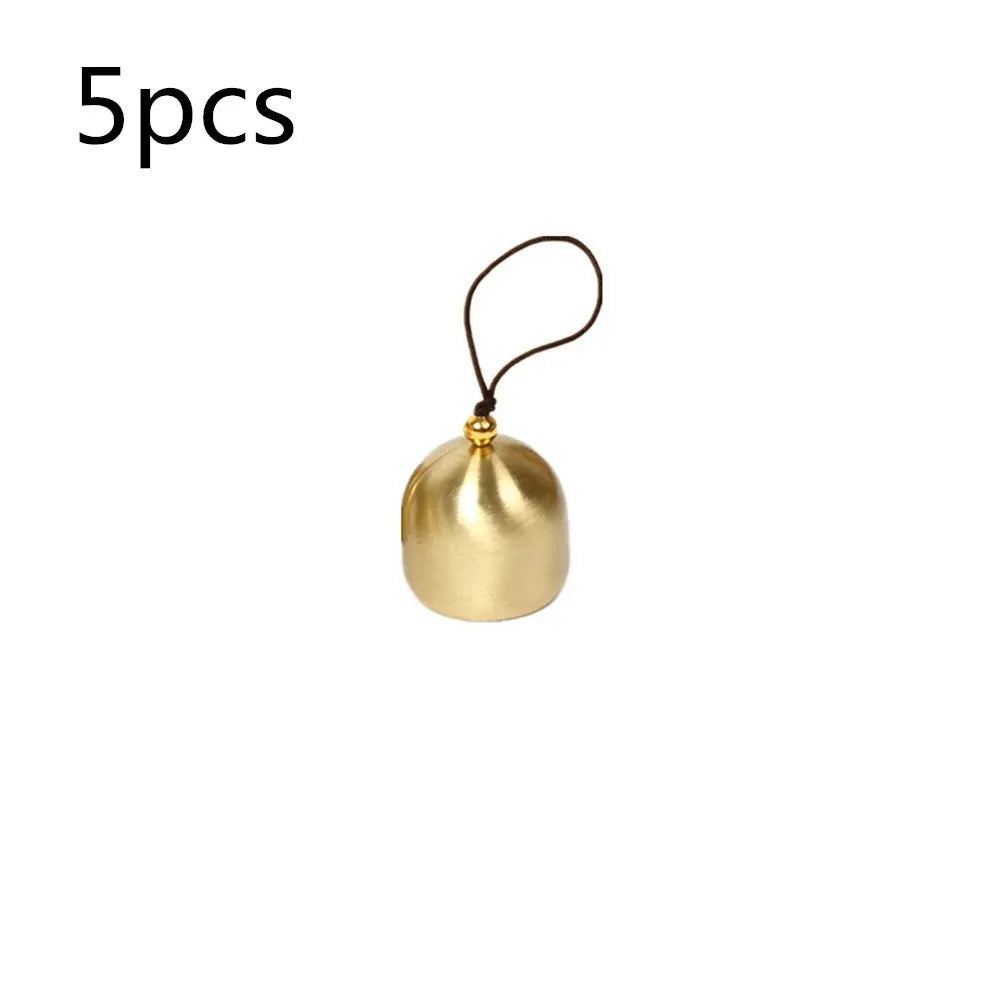 5Pcs Christmas Metal Small Bell Tree Pendant Decoration Xmas Party Wind Chimes DIY Material Crafts Accessories Jingle Ornament - Kool Products