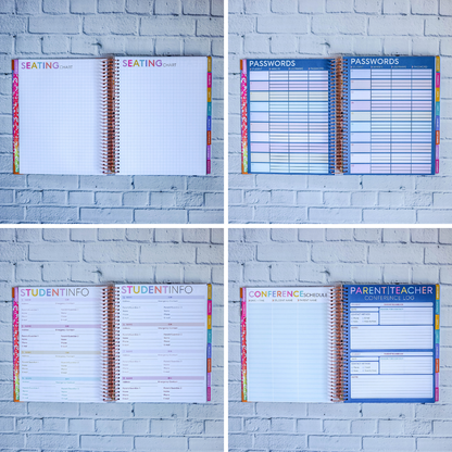 Watercolor Teacher Planner by BERTEAU & Co. - Kool Products