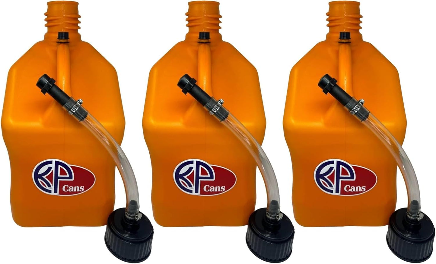 KP Cans 5.5 Gallon Square Racing Fuel Can with Flexible Hose & Cap - Kool Products