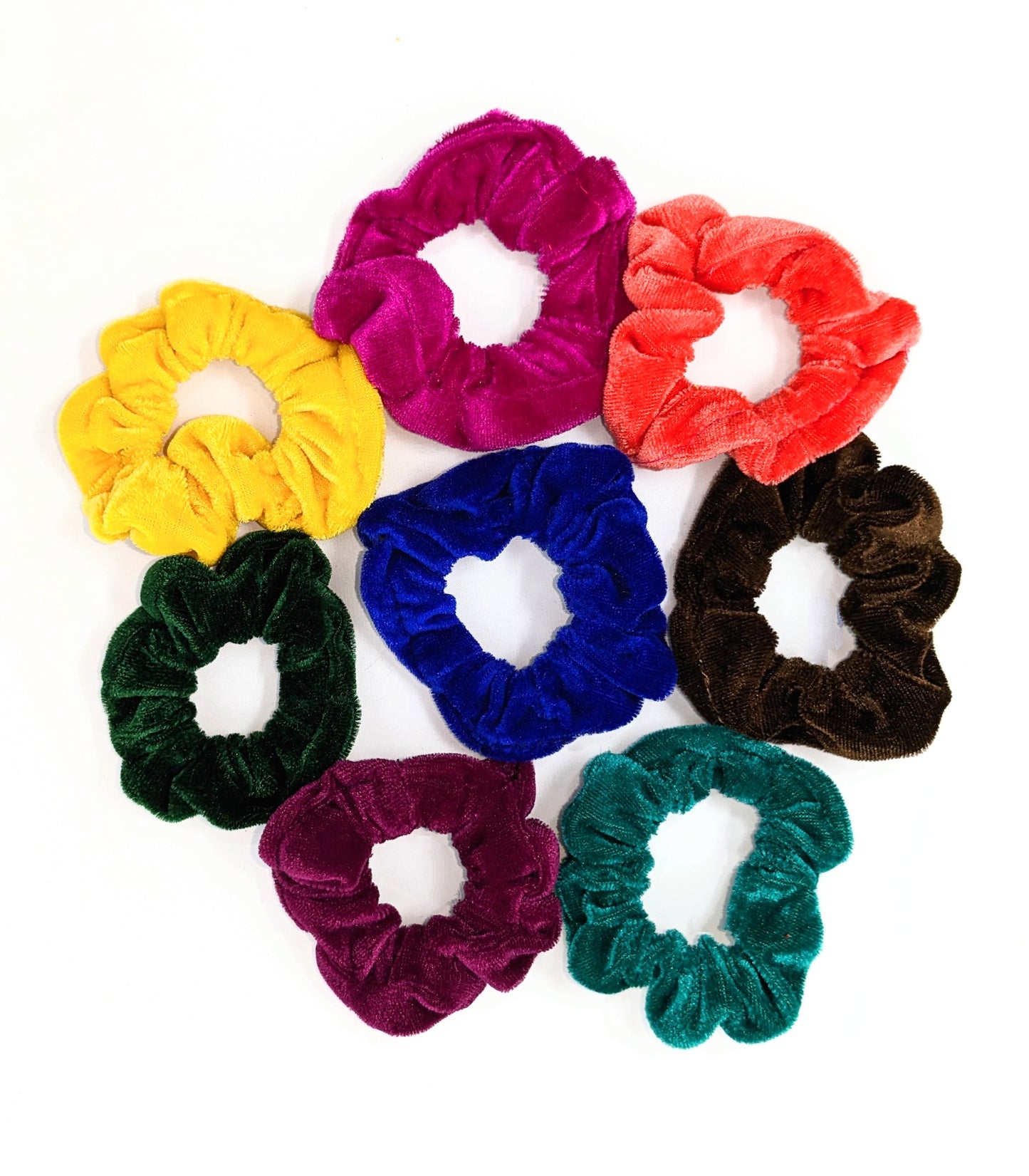 24 Pieces Assorted Satin Hair Bands - Cute and Soft Scrunchies - No crease hair ties - Girls hair accessories