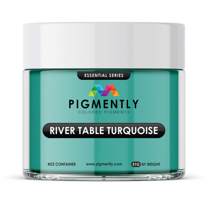 River Table Turquoise Epoxy Powder Pigment - Kool Products