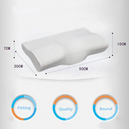 Orthopedic Latex Magnetic 50*30CM White Color Neck Pillow Slow Rebound Memory Foam Pillow Cervical Health Care Pain Release - Kool Products