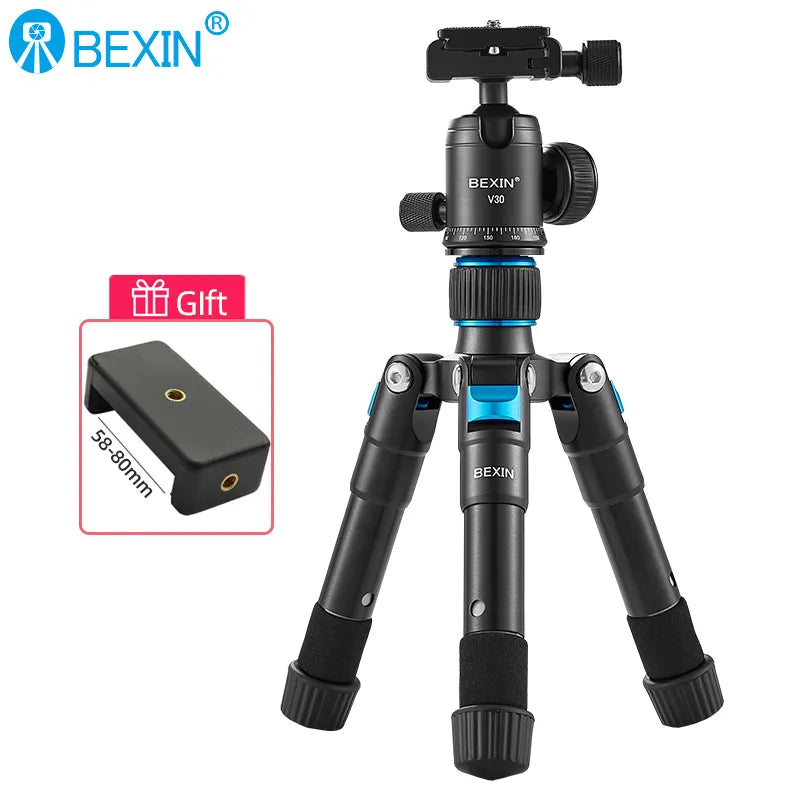 Camera holder mini tripod tripod flexible mount travel tripod mobile phone stand for the dslr camera pnone on the table with 1/4 - Kool Products