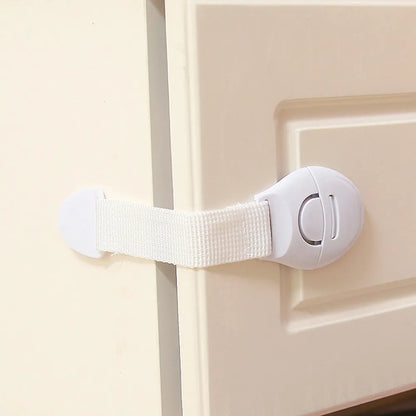 10pcs Child Safety Cabinet Lock Baby Proof Security Protector Drawer Door Cabinet Lock Plastic Protection Kids Safety Door Lock - Kool Products