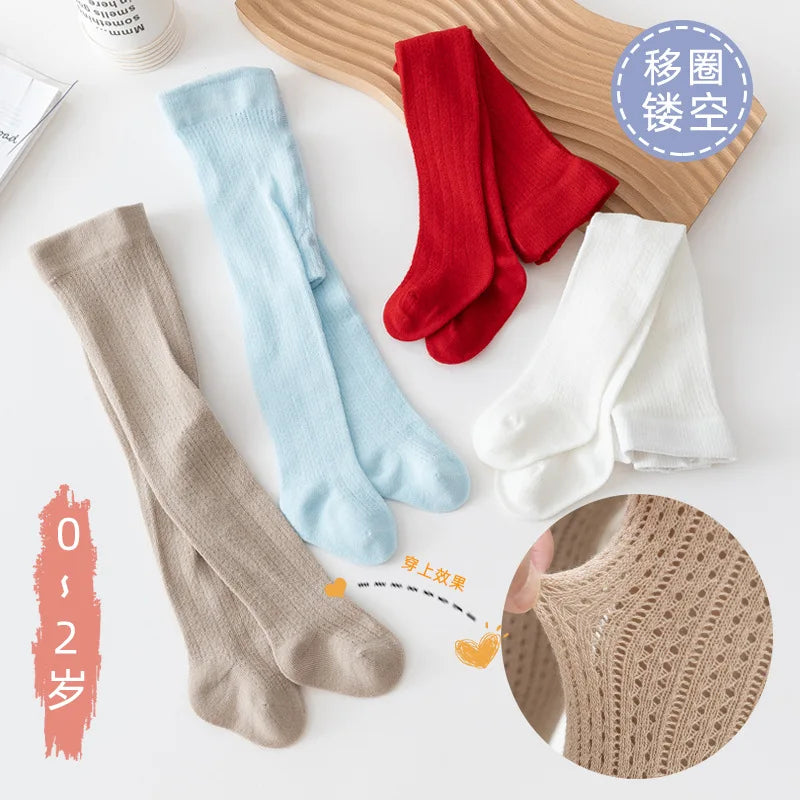 Spanish Style Baby Tights Hollowed Out Stocking for Kids Summer Mesh Girls Pantyhosemosquito Proof Air Conditioning Panty - Kool Products