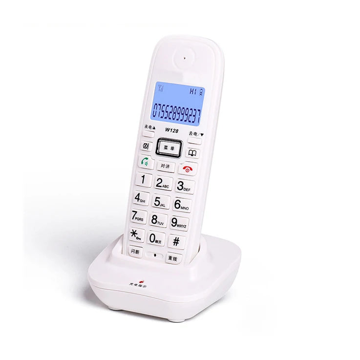 cordless Answering Machine 2.4G Corded Phone Handset  office home hotel Long Range Wireless Telephone 4 handstes table phone - Kool Products