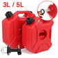 3L 5L Portable Jerry Can Motorcycle Car Emergency Fuel Tank Gas Gasoline Tank Container with Bracket Lock For ATV SUV Motorcycle