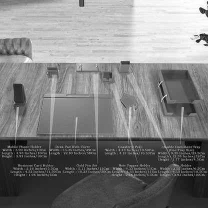 MOOG Classic Desk Organizer - Tan - 12 PCS - Kool Products