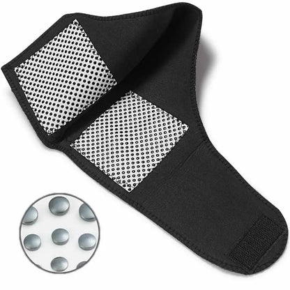 Tcare 1Pair Tourmaline Self Heating Far Infrared Magnetic Therapy Ankle Care Belt Support Brace Heel Massager Foot Health Care - Kool Products