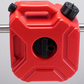 3L 5L Black Red Motorcycle Jerry Can with Lock Car Emergency Fuel Tank Gas Gasoline Tanks Container For ATV SUV Motorcycle