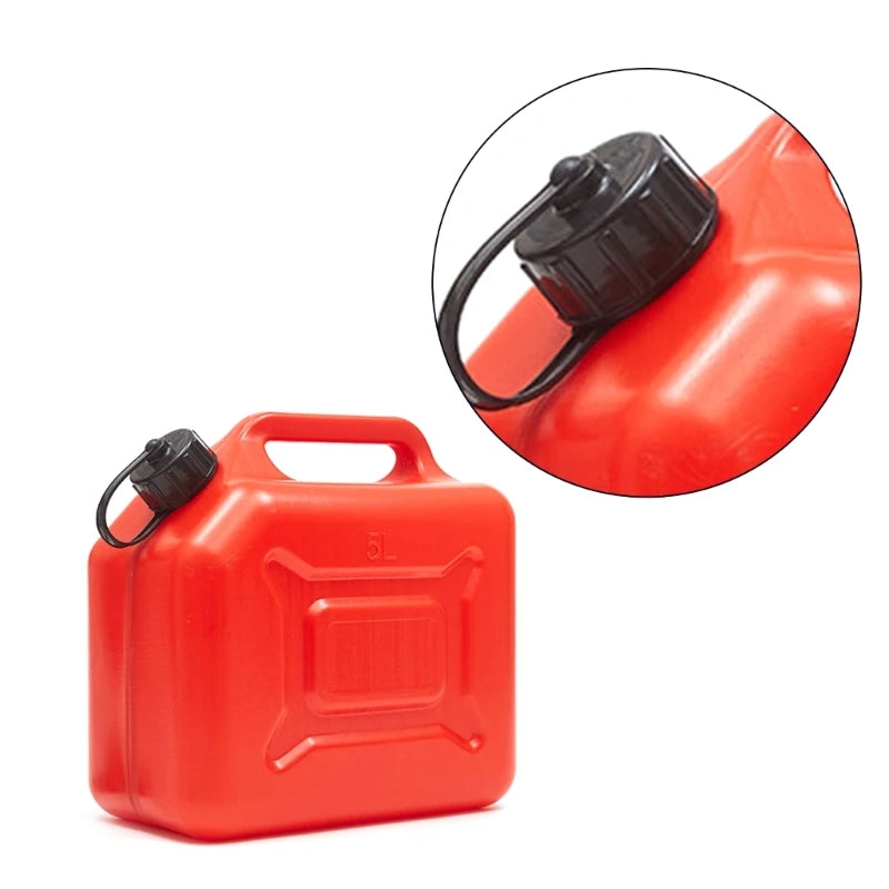 1.3/2.6Gallon 5L 10L JerryCan with Spout, Plastic Cans Gas Tanks EmergencyBackup SUV Petrol Diesels Storage F1CF - Kool Products