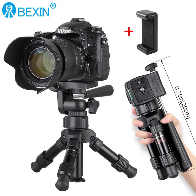 Camera holder mini tripod tripod flexible mount travel tripod mobile phone stand for the dslr camera pnone on the table with 1/4 - Kool Products