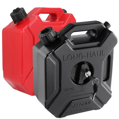3L 5L Black Red Motorcycle Jerry Can with Lock Car Emergency Fuel Tank Gas Gasoline Tanks Container For ATV SUV Motorcycle - Kool Products