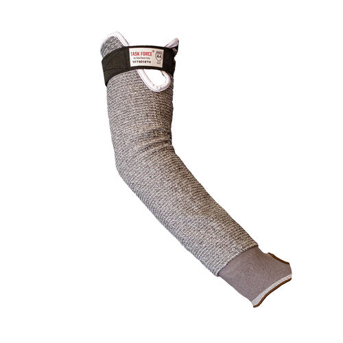 Task Gloves TF74018TH • 13 Gauge HDPE Sleeve, 18" Length, Thumb Hole, Hook & Loop Closure, ANSI A4 - Kool Products