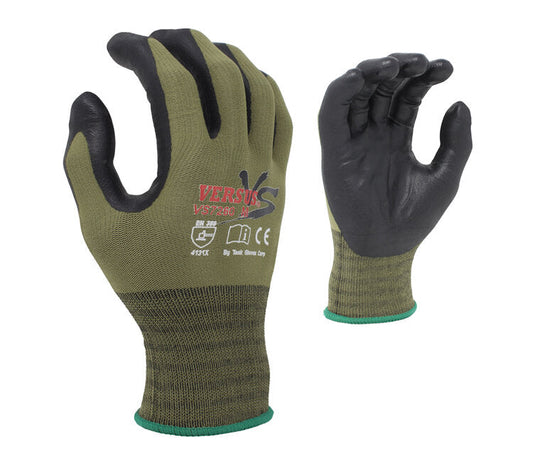 Task Gloves VS7260 • 15 Gauge Nylon Knit Shell, Soft Foam Nitrile Coated, Touchscreen Compatible - Kool Products