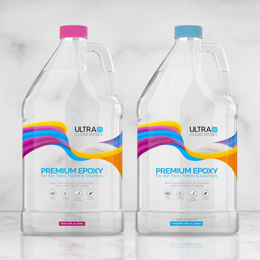 Bar Top and Table Top Clear Epoxy Resin 2 Gallons - Kool Products