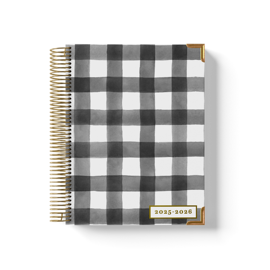 Buffalo Check Teacher Planner by BERTEAU & Co. - Kool Products